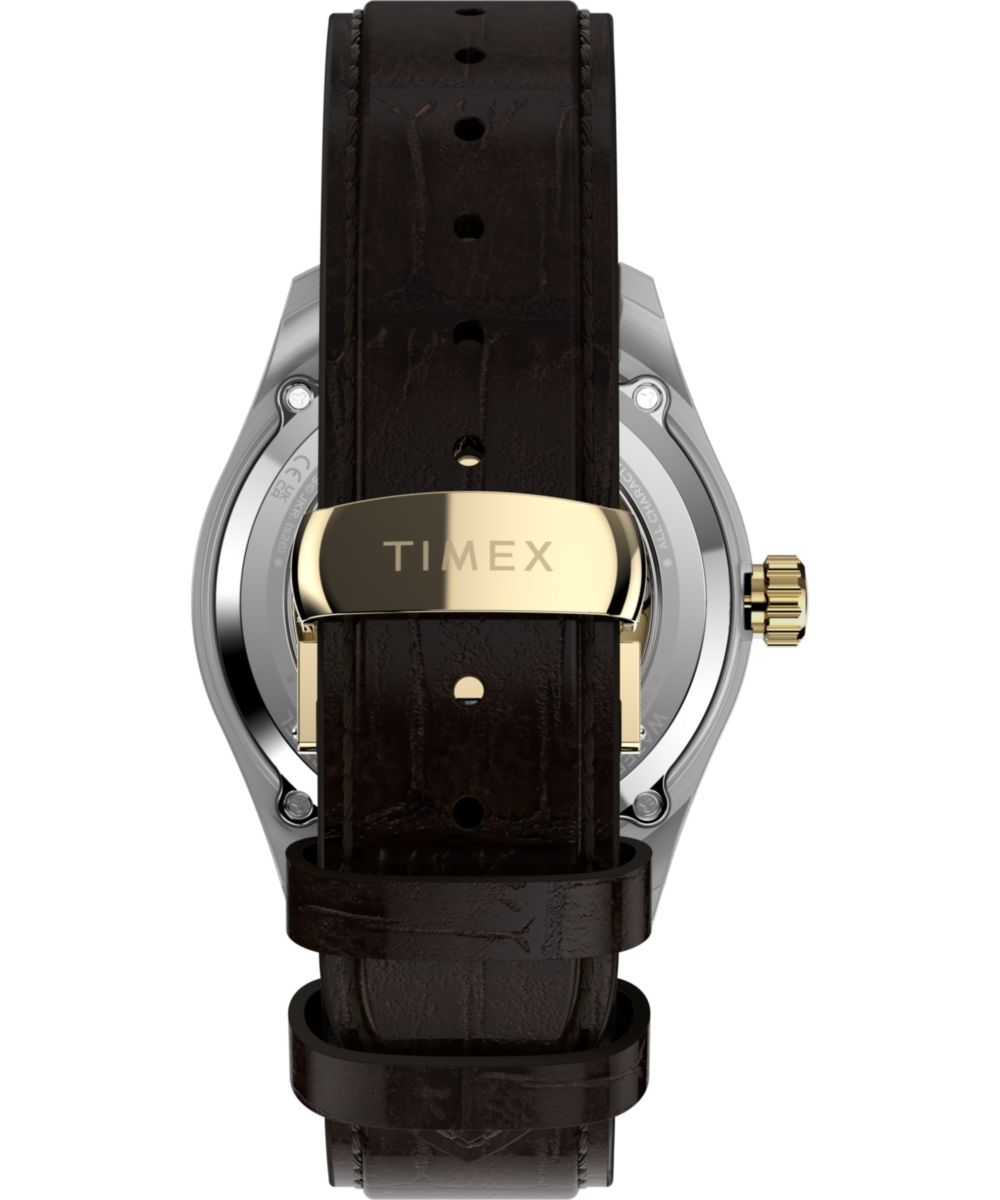 Heritage Harry Potter x Timex Waterbury Skeleton Automatic 39mm Leather Strap Watch