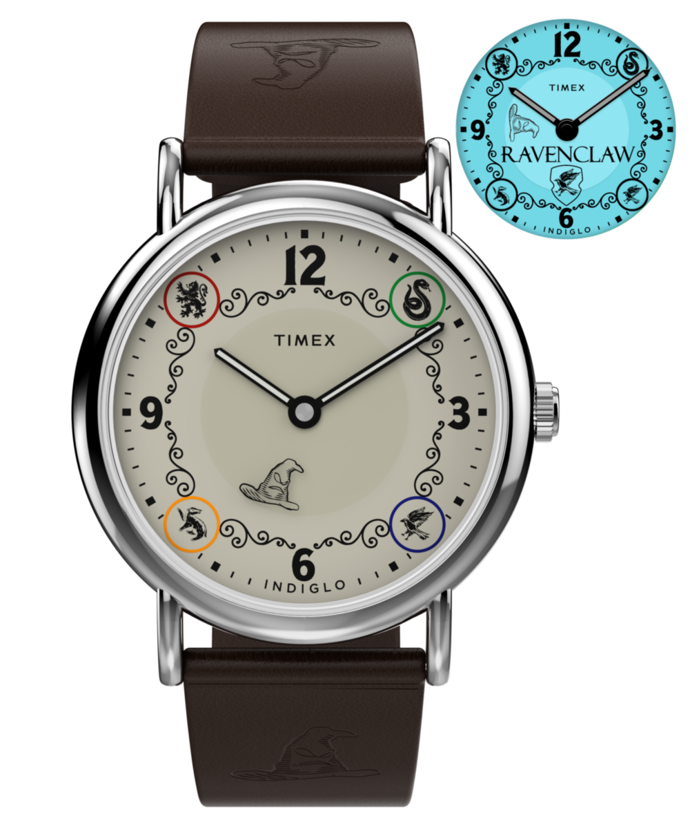 Heritage Harry Potter x Timex Weekender Ravenclaw House 38mm Leather Strap Watch