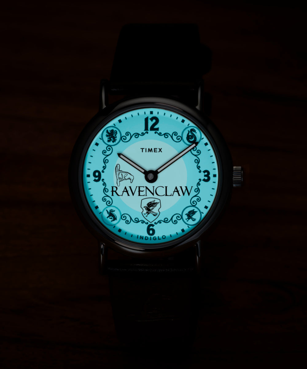 Heritage Harry Potter x Timex Weekender Ravenclaw House 38mm Leather Strap Watch
