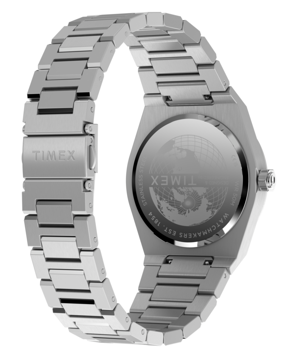 Heritage Q Timex Marbella 40.5mm Stainless Steel Bracelet Watch