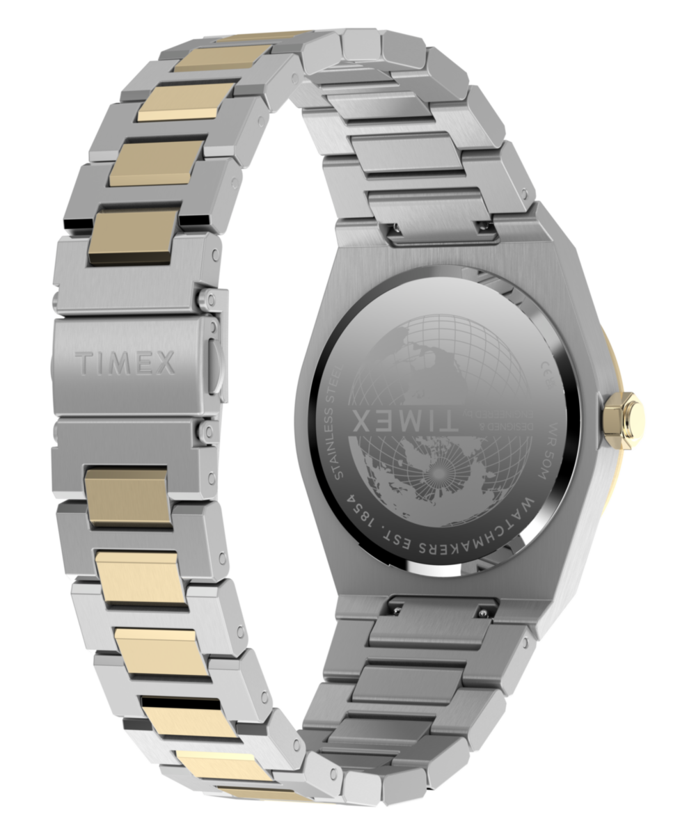 Heritage Q Timex Marbella 40.5mm Stainless Steel Bracelet Watch