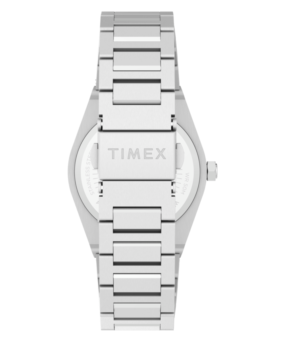 Heritage Q Timex Marbella 34mm Stainless Steel Bracelet Watch