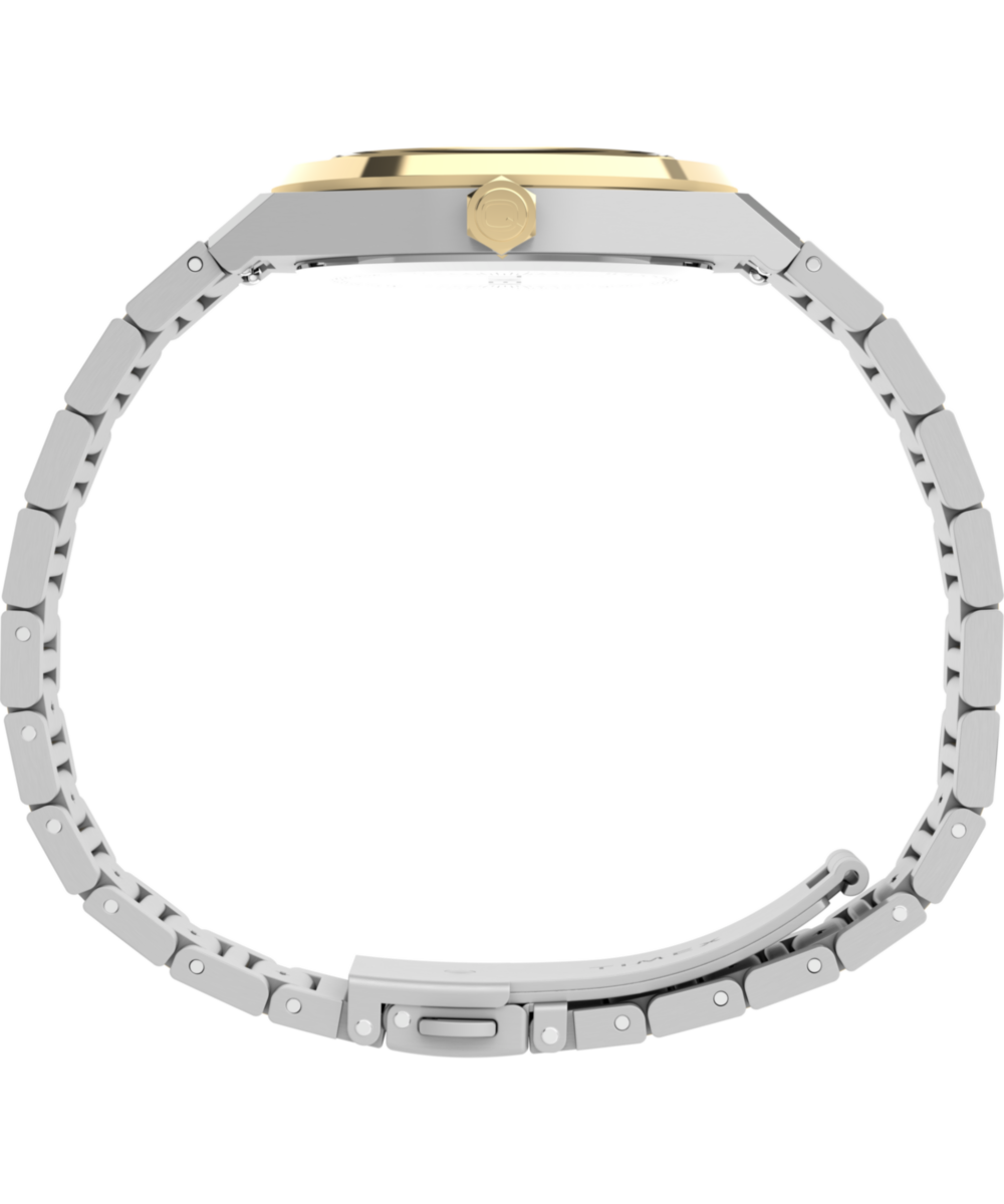 Heritage Q Timex Marbella 34mm Stainless Steel Bracelet Watch