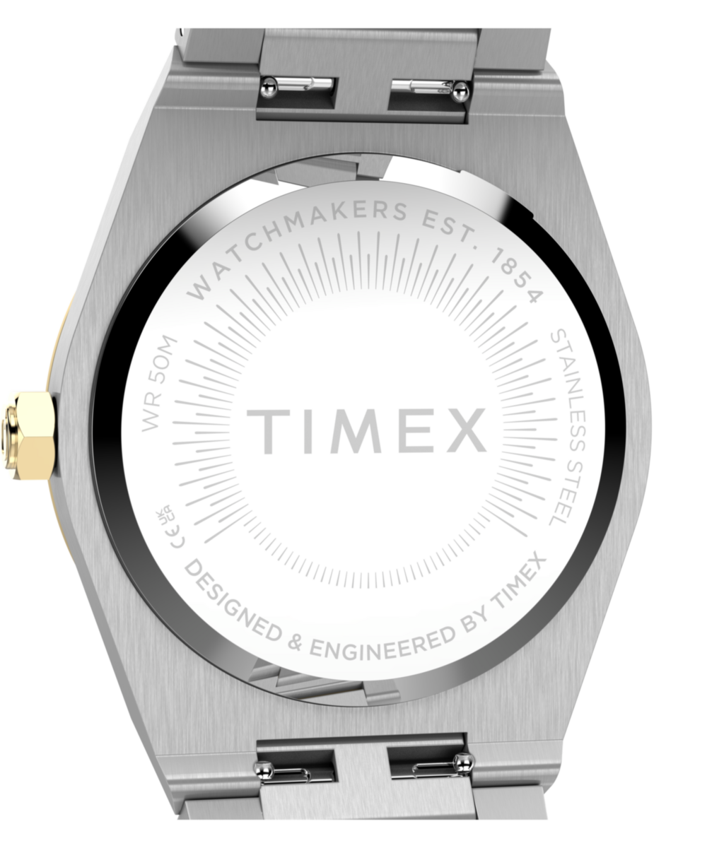 Heritage Q Timex Marbella 34mm Stainless Steel Bracelet Watch