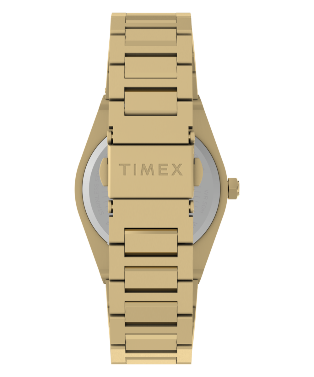 Heritage Q Timex Marbella 34mm Stainless Steel Bracelet Watch