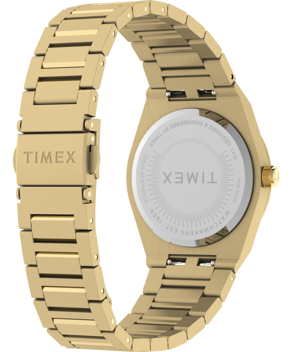 Heritage Q Timex Marbella 34mm Stainless Steel Bracelet Watch