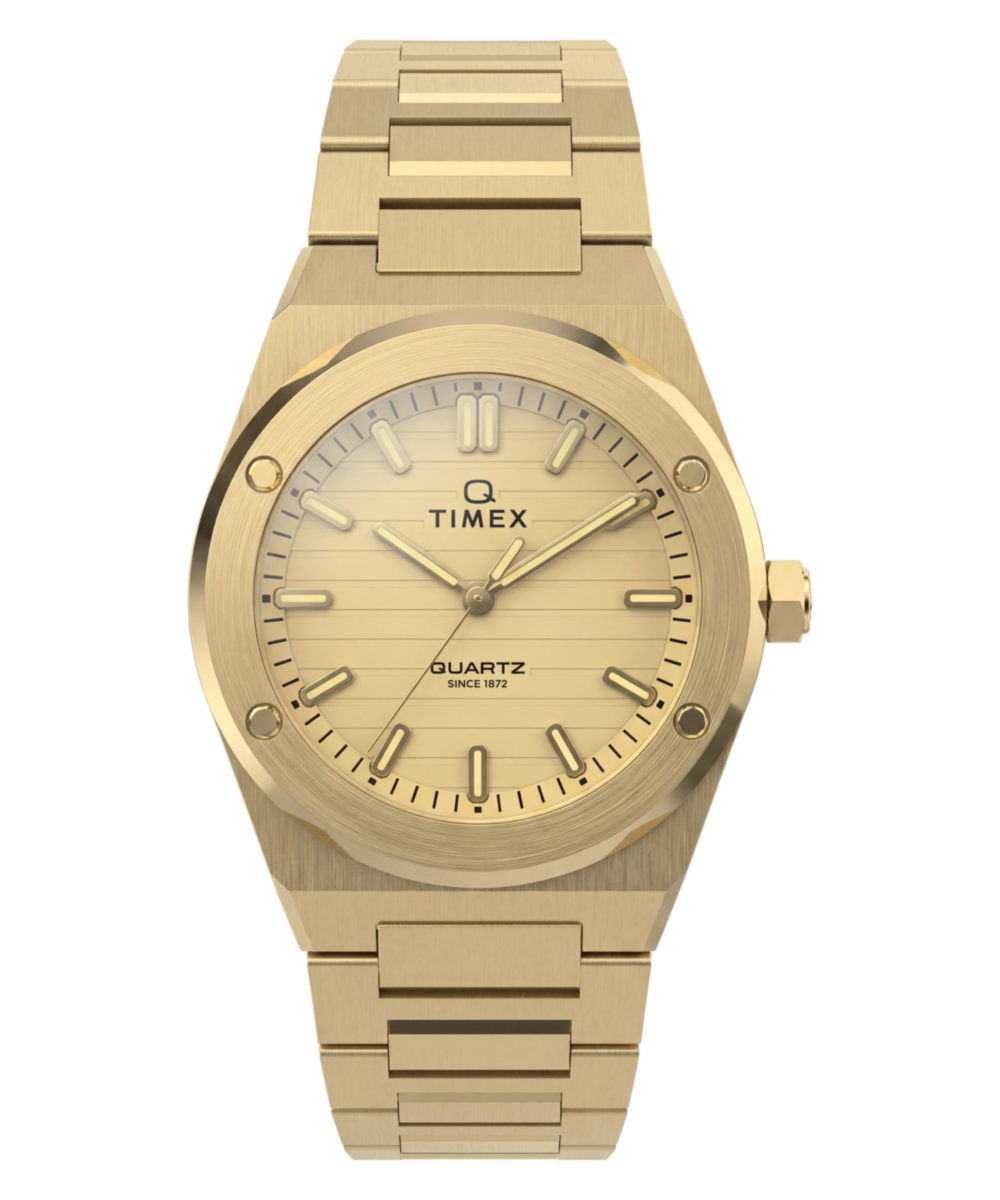 Heritage Q Timex Marbella 34mm Stainless Steel Bracelet Watch