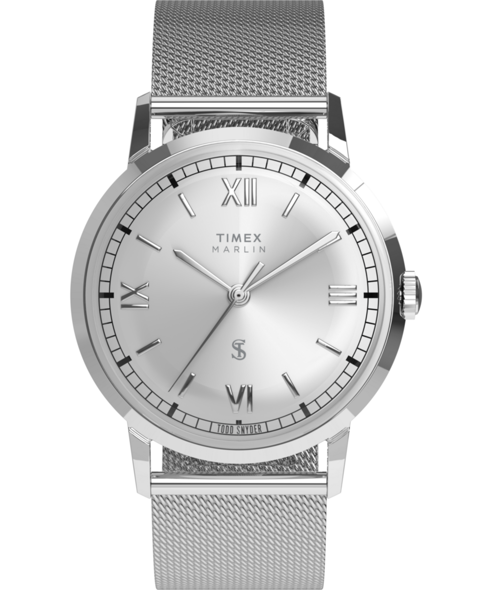 Heritage Todd Snyder x Timex Marlin Mesh 34mm Stainless Steel Bracelet Watch
