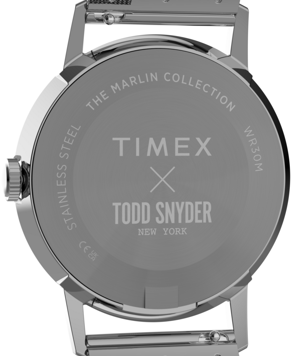 Heritage Todd Snyder x Timex Marlin Mesh 34mm Stainless Steel Bracelet Watch