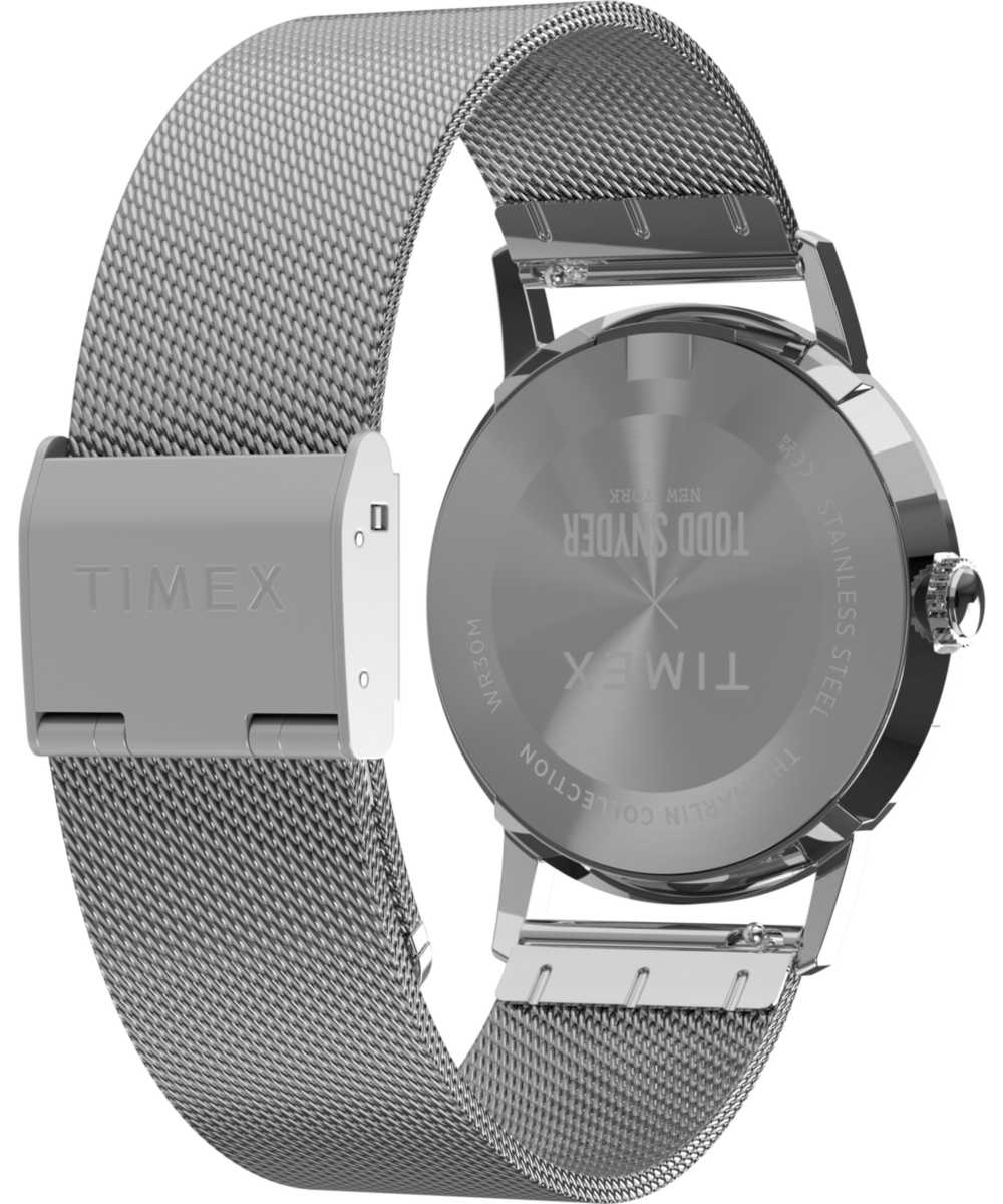 Heritage Todd Snyder x Timex Marlin Mesh 34mm Stainless Steel Bracelet Watch