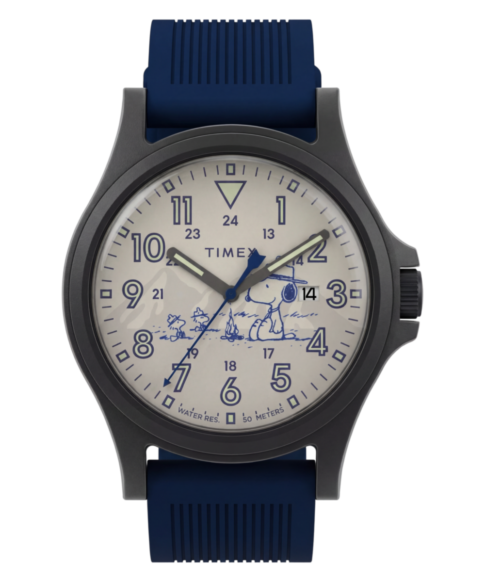Heritage Peanuts x Timex Expedition Acadia 40mm Silicone Strap Watch
