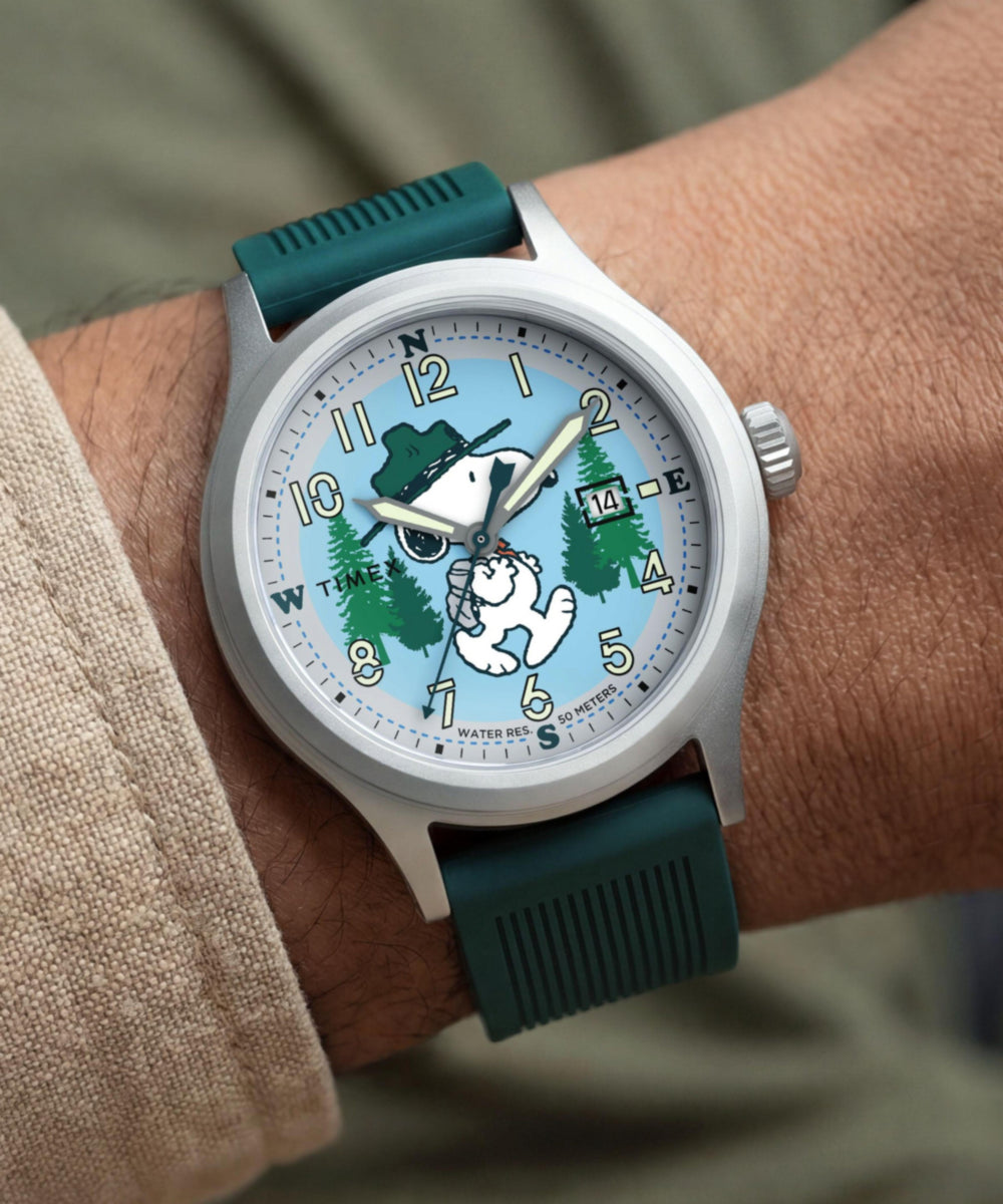 Heritage Peanuts x Timex Expedition Scout 40mm Silicone Strap Watch