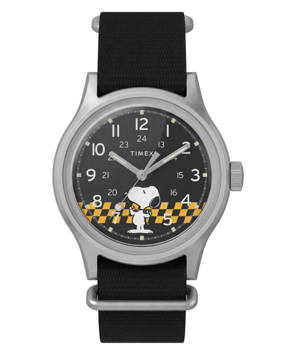 Heritage Peanuts x Timex MK1 36mm Fabric Strap Watch