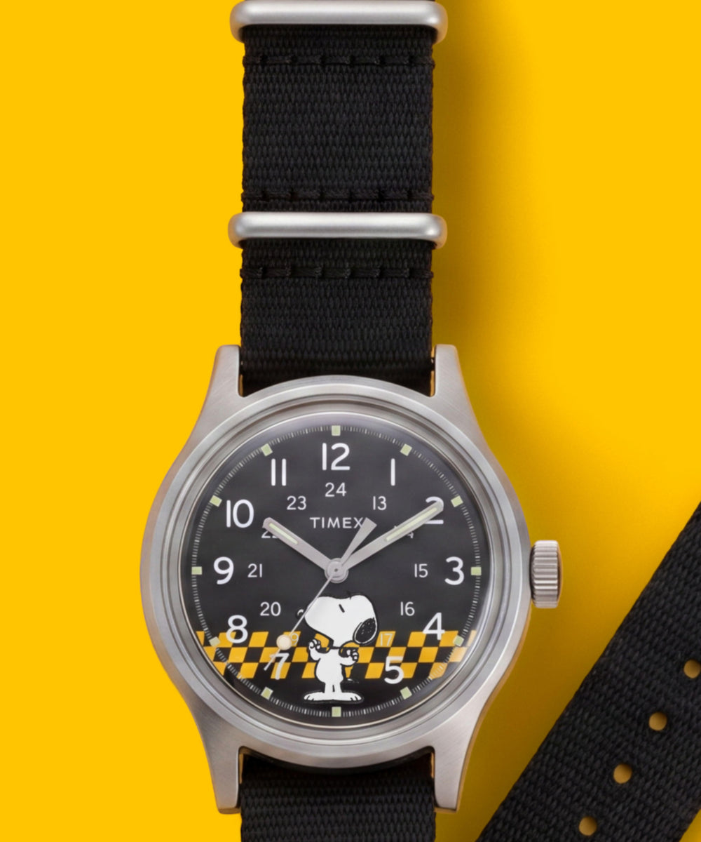 Heritage Peanuts x Timex MK1 36mm Fabric Strap Watch