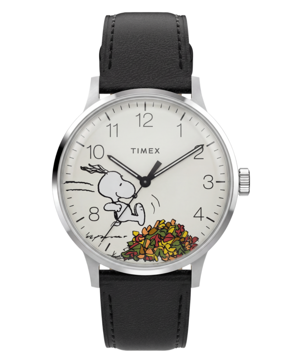 Heritage Peanuts x Timex Waterbury Classic 40mm Leather Strap Watch
