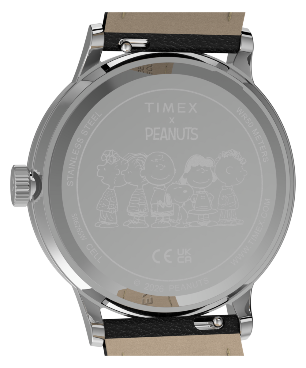 Heritage Peanuts x Timex Waterbury Classic 40mm Leather Strap Watch