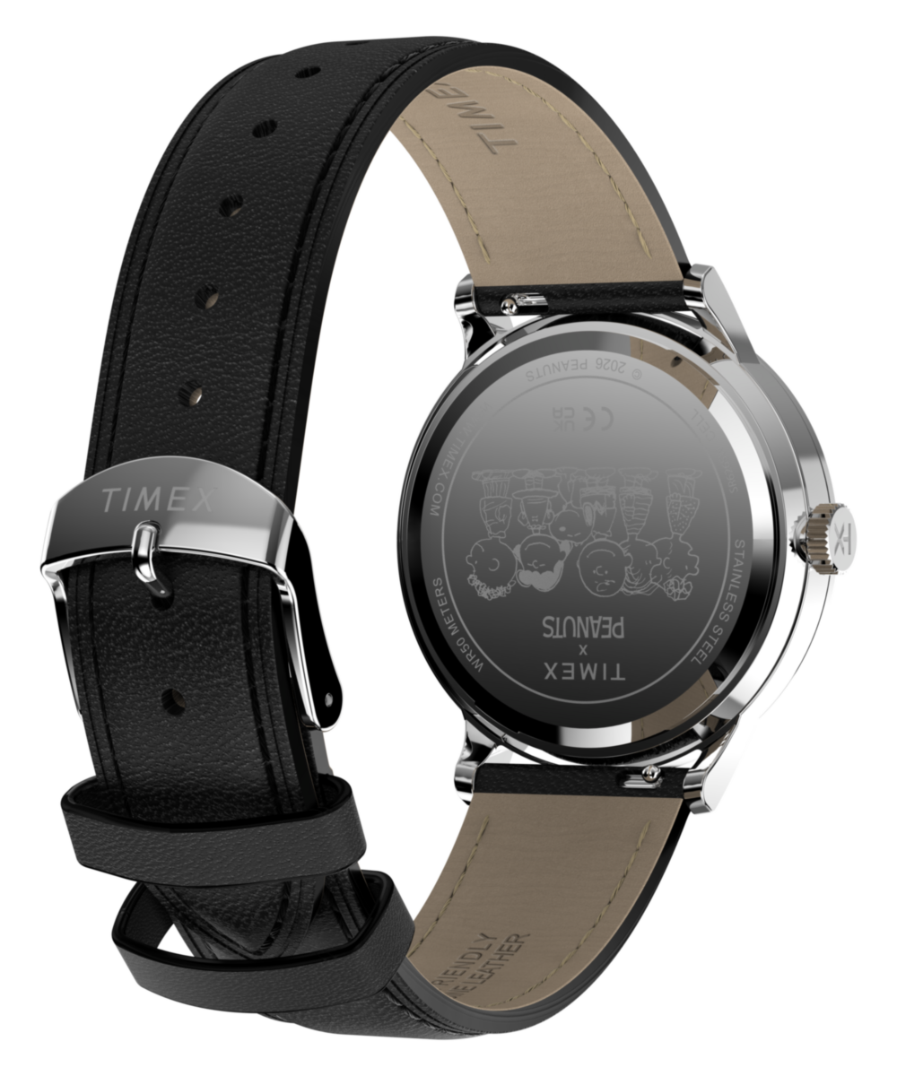 Heritage Peanuts x Timex Waterbury Classic 40mm Leather Strap Watch