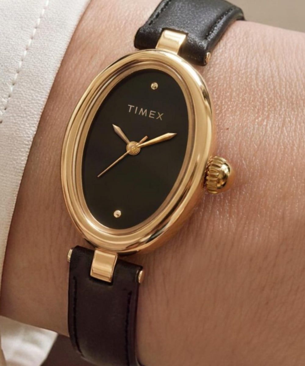Heritage Cavatina Luxe 22mm Leather Strap Watch