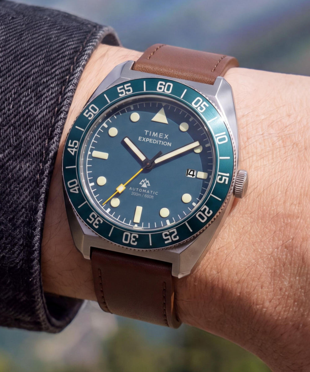 Heritage Expedition Pioneer Automatic 41mm Leather Strap Watch