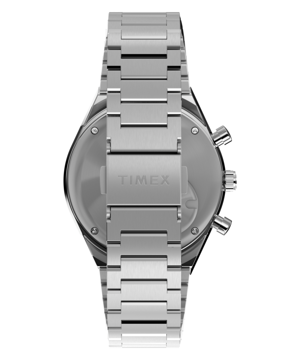 Heritage Q Timex Chronograph 40mm Stainless Steel Bracelet Watch