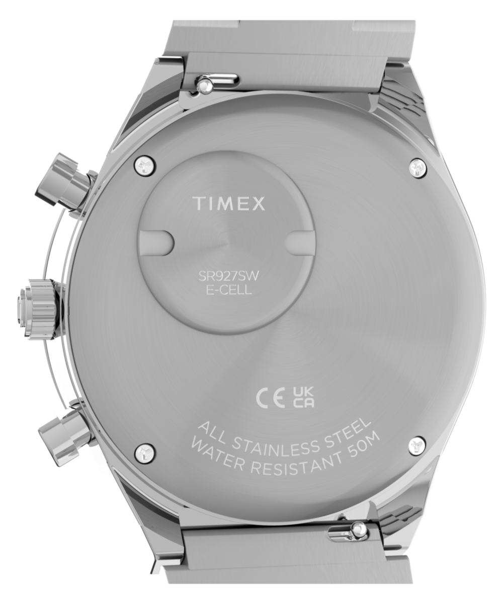 Heritage Q Timex Chronograph 40mm Stainless Steel Bracelet Watch