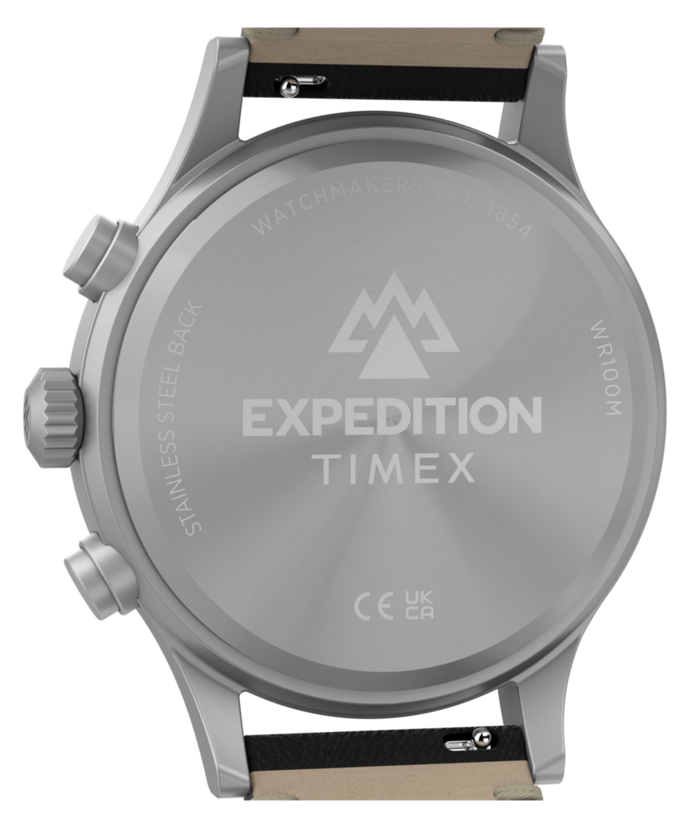 Heritage Expedition Sierra Chronograph 43mm Leather Strap Watch