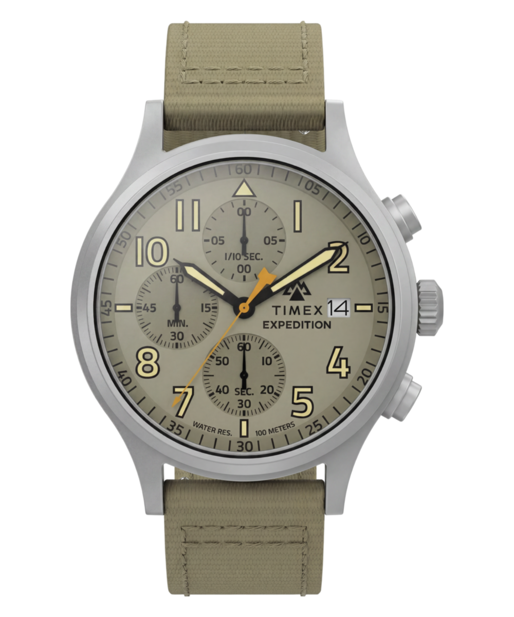 Heritage Expedition Sierra Chronograph 43mm Fabric Strap Watch