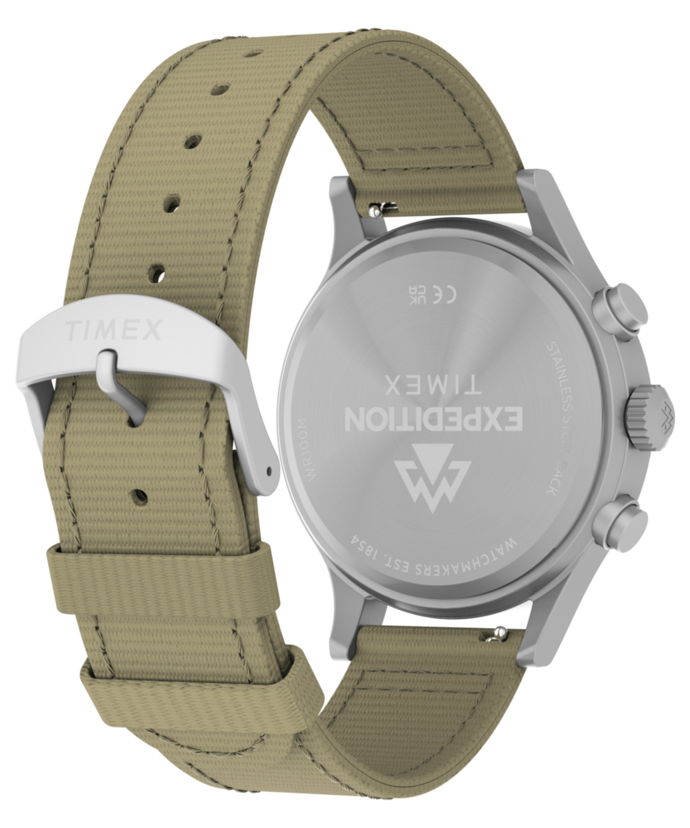 Heritage Expedition Sierra Chronograph 43mm Fabric Strap Watch