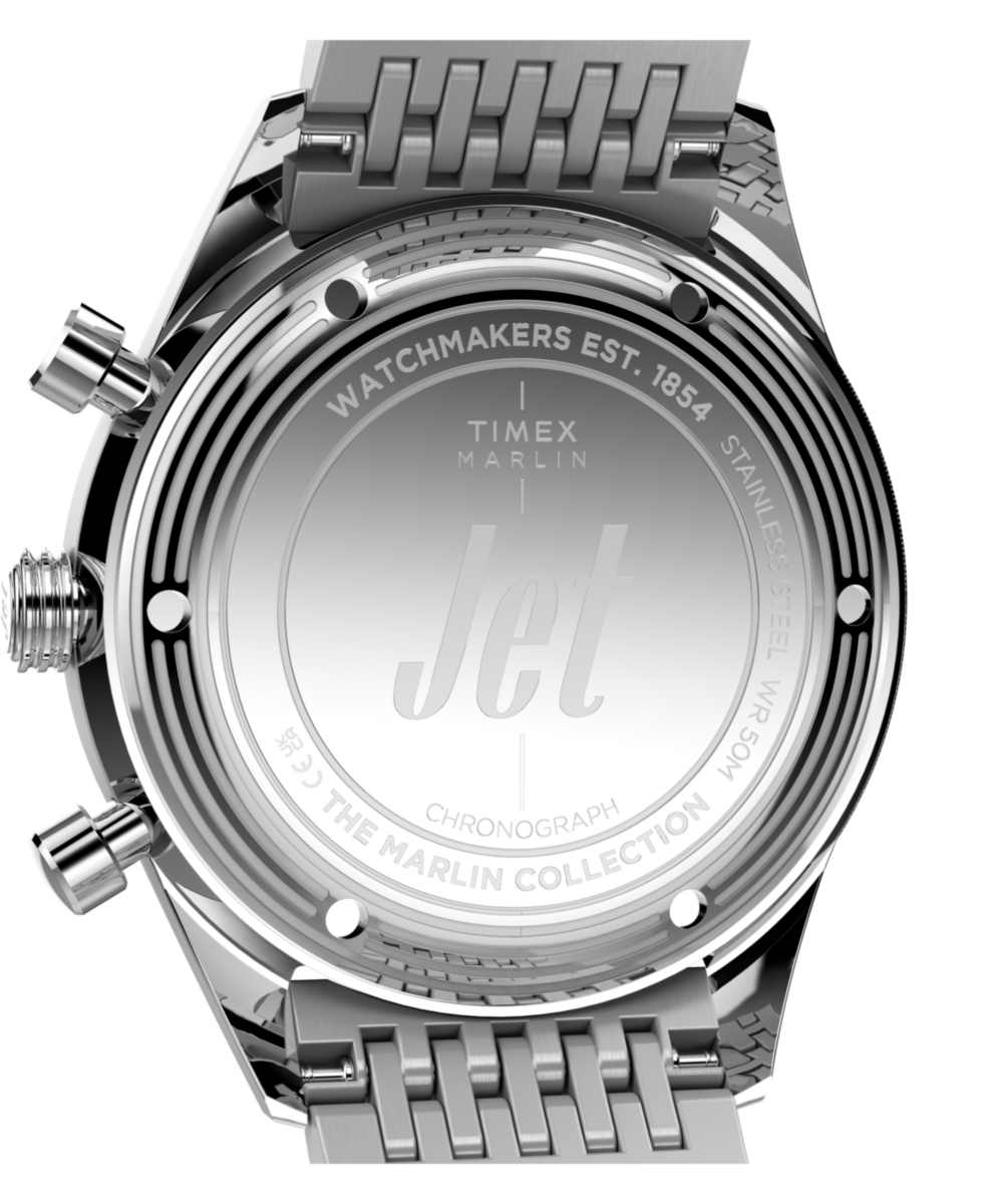 Heritage Marlin Jet Chronograph 40mm Stainless Steel Bracelet Watch