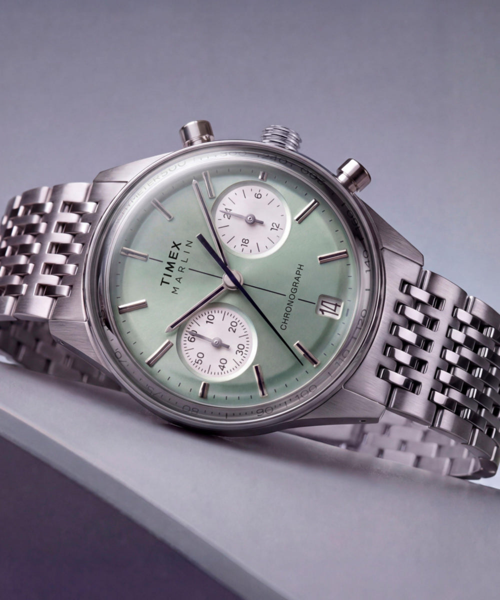 Heritage Marlin Jet Chronograph 40mm Stainless Steel Bracelet Watch