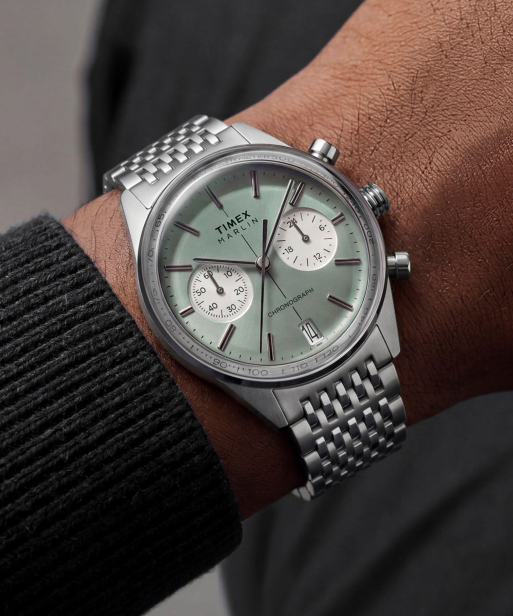 Heritage Marlin Jet Chronograph 40mm Stainless Steel Bracelet Watch