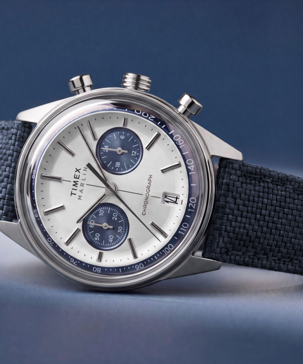 Heritage Marlin Jet Chronograph 40mm Fabric Strap Watch