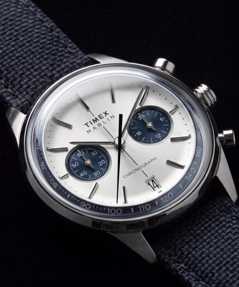 Heritage Marlin Jet Chronograph 40mm Fabric Strap Watch