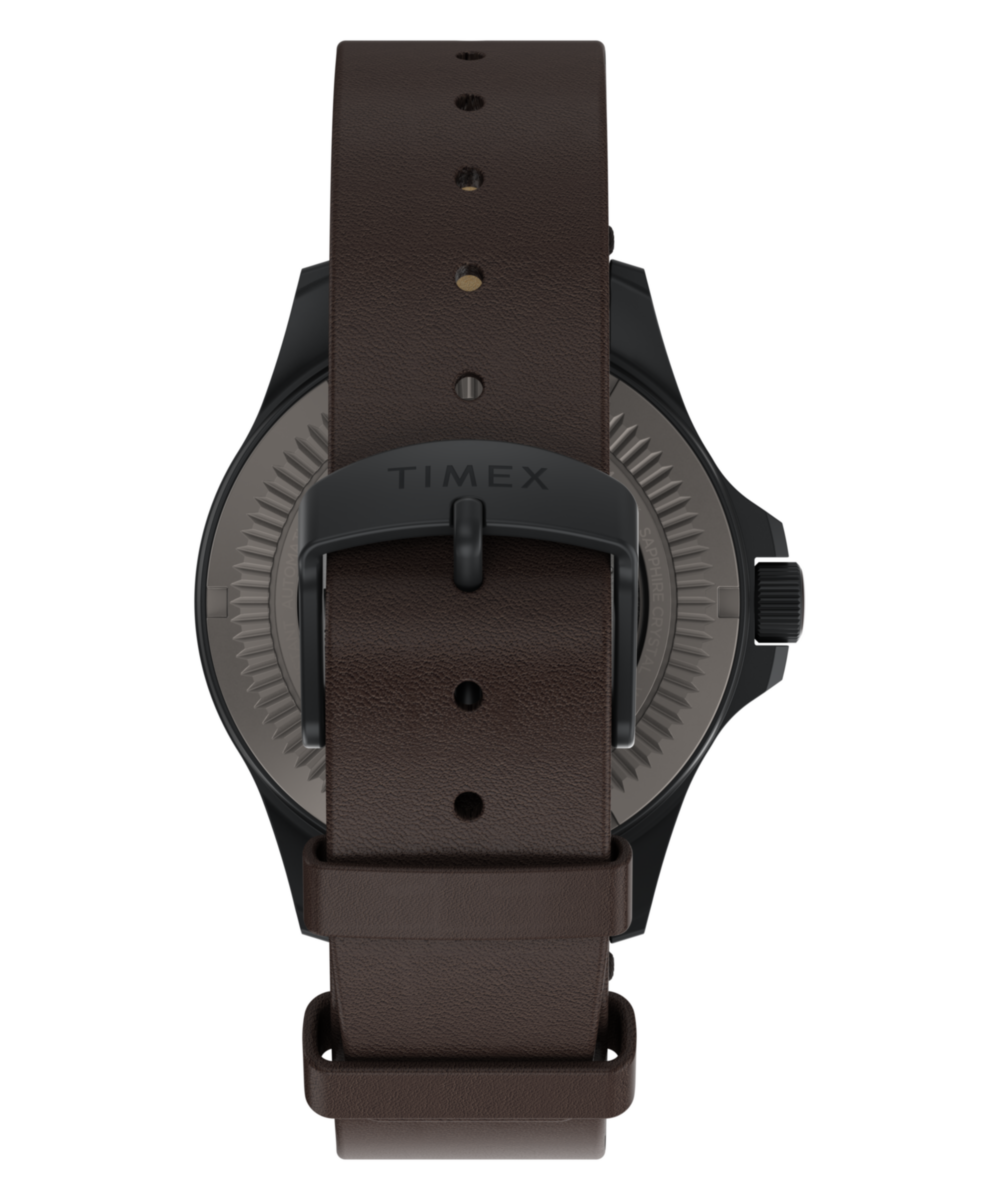 Heritage Expedition Field Post Titanium Automatic 41mm Leather Strap Watch