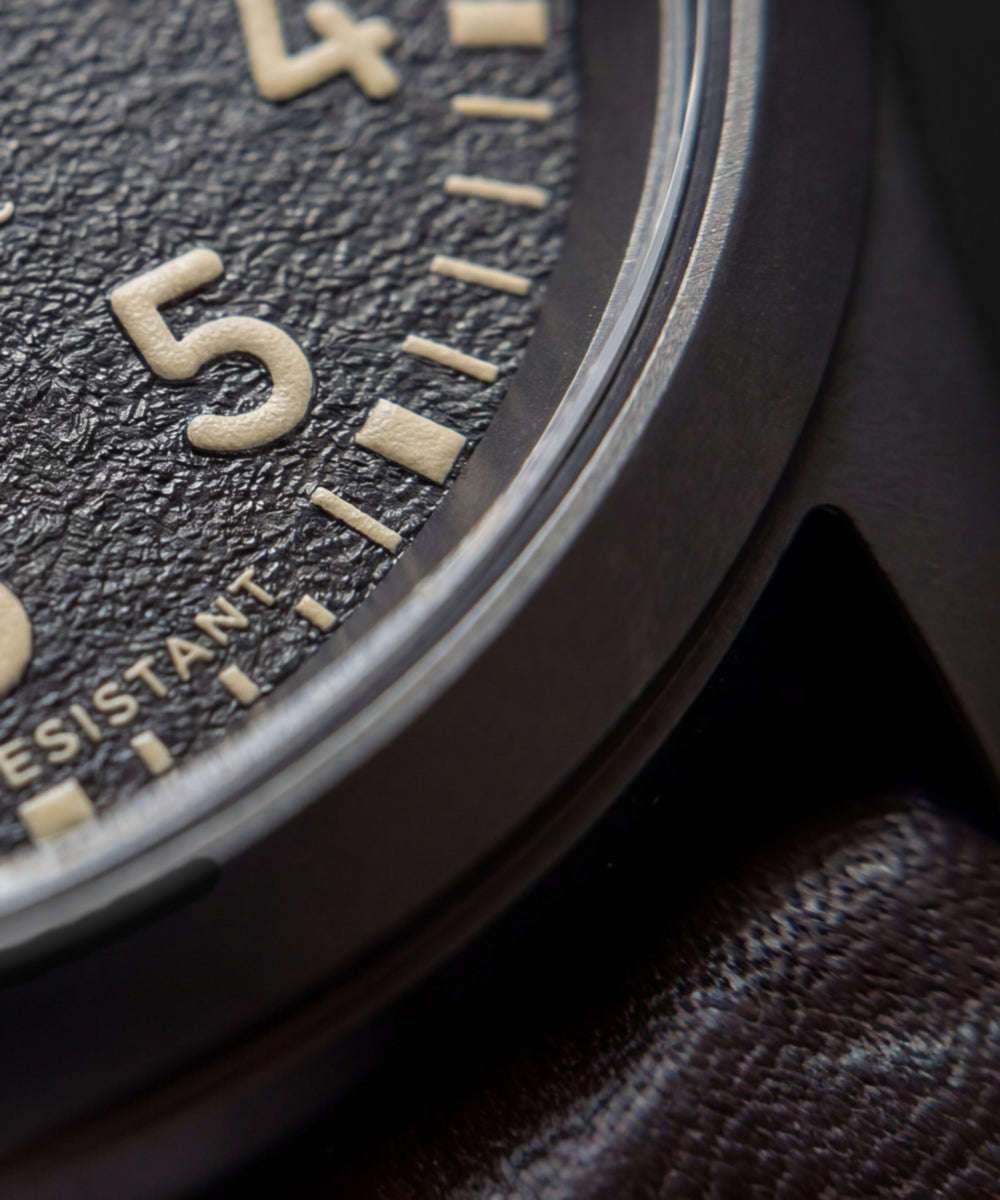 Heritage Expedition Field Post Titanium Automatic 41mm Leather Strap Watch