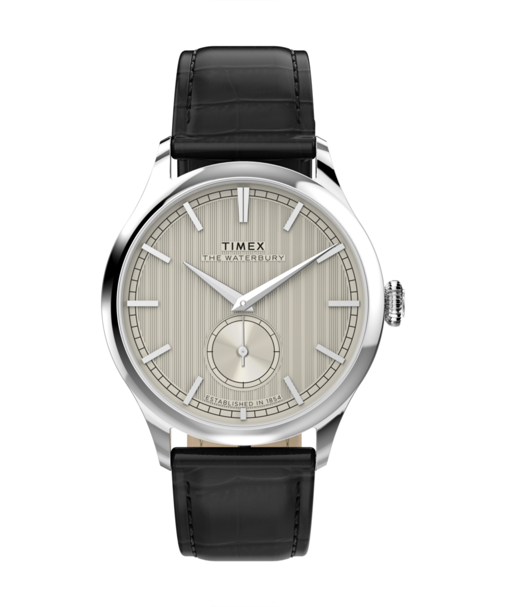 Heritage Waterbury Classic Sub-Second 39mm Leather Strap Watch