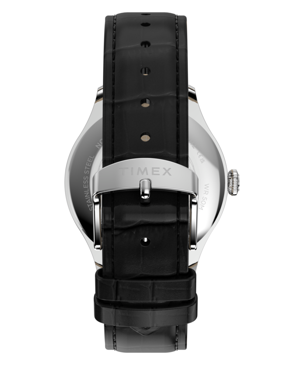 Heritage Waterbury Classic Sub-Second 39mm Leather Strap Watch