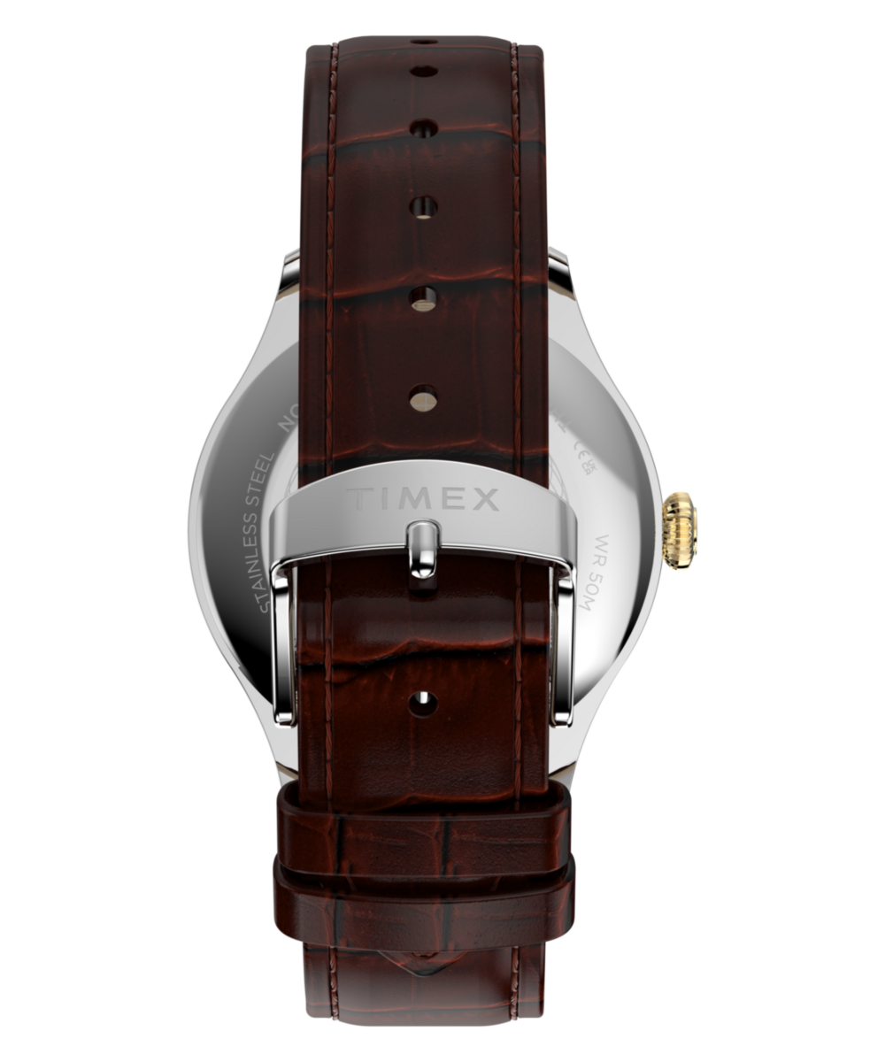 Heritage Waterbury Classic Sub-Second 39mm Leather Strap Watch