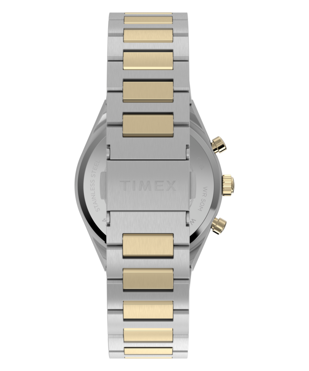 Heritage Q Timex Continental Chronograph 36mm Stainless Steel Bracelet Watch