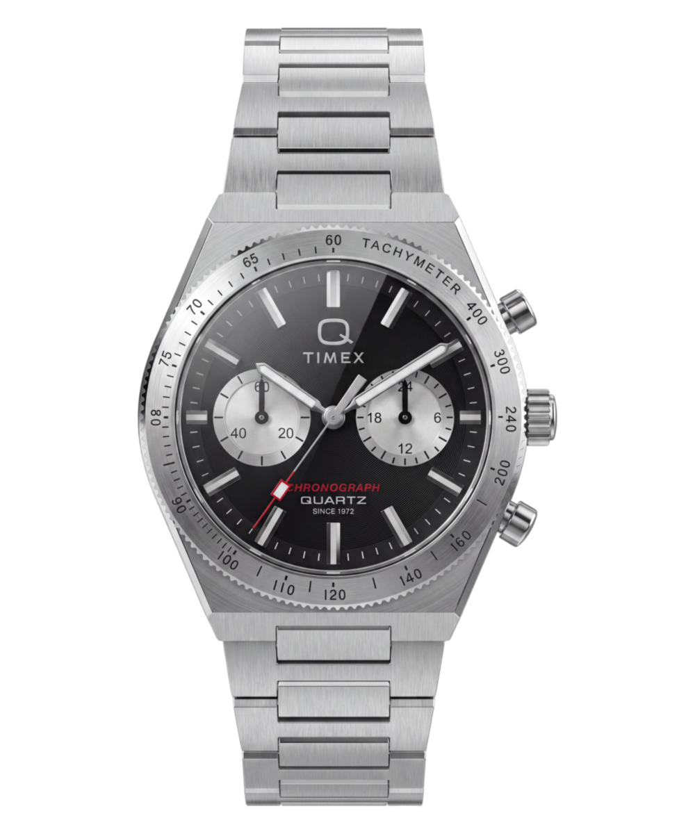 Heritage Q Timex Continental Chronograph 36mm Stainless Steel Bracelet Watch