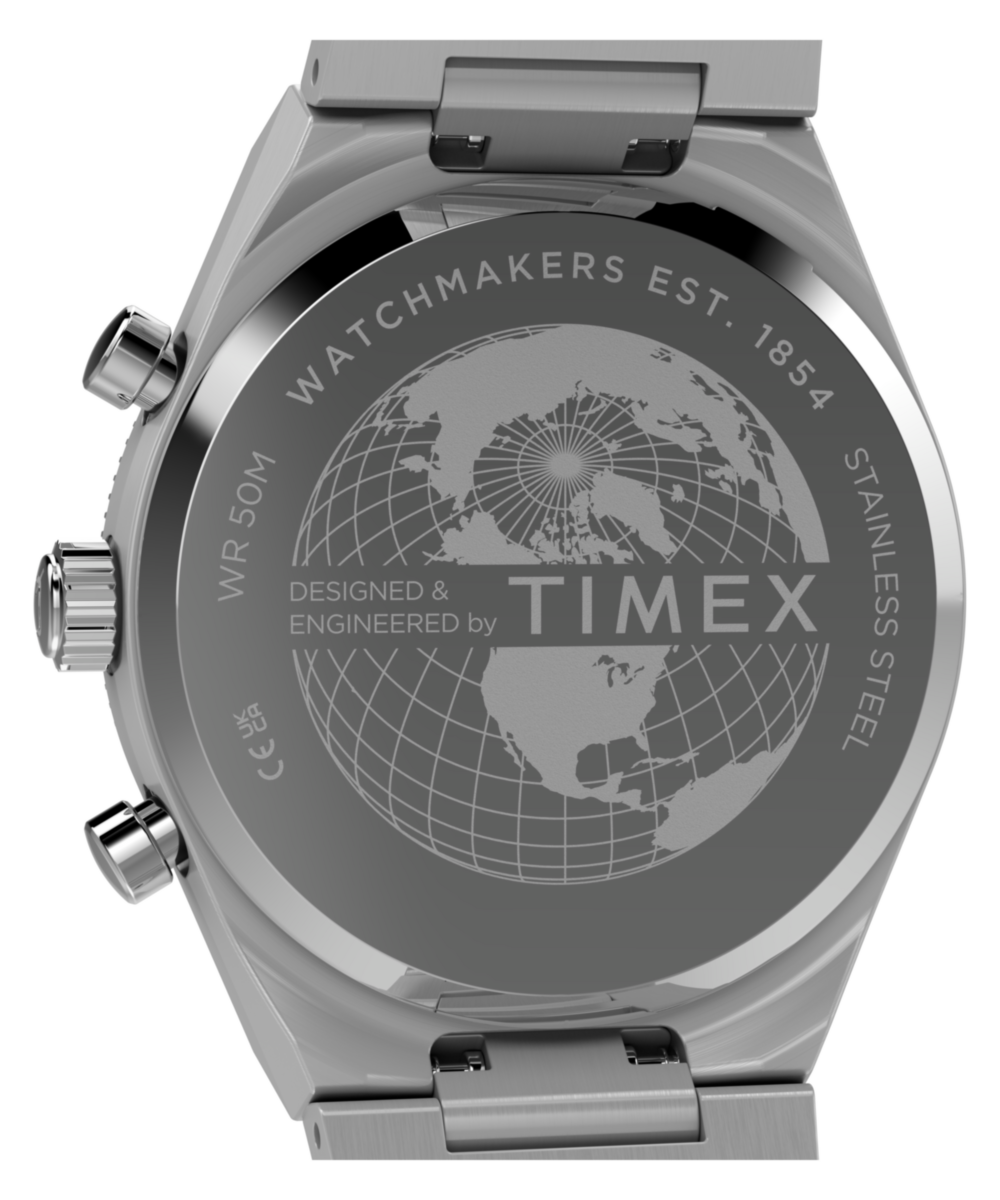 Heritage Q Timex Continental Chronograph 36mm Stainless Steel Bracelet Watch