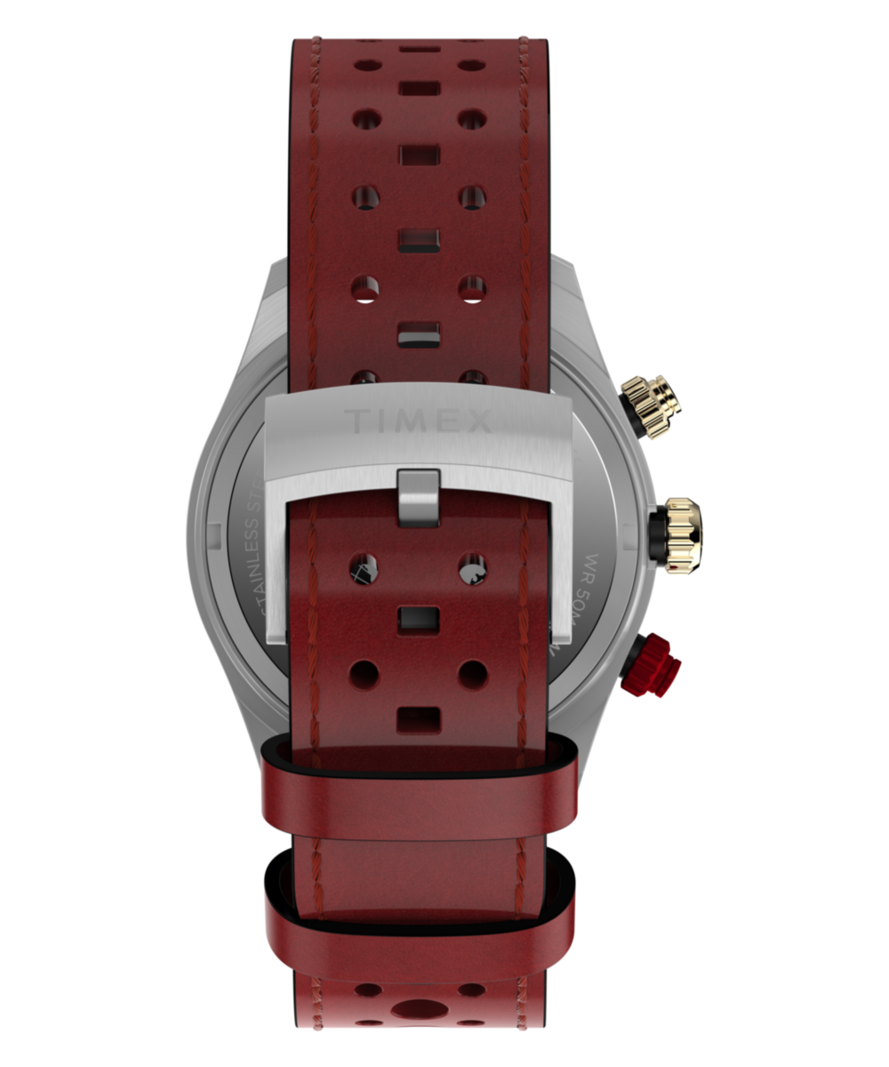 Heritage Waterbury Heritage Chronograph 39mm Leather Strap Watch