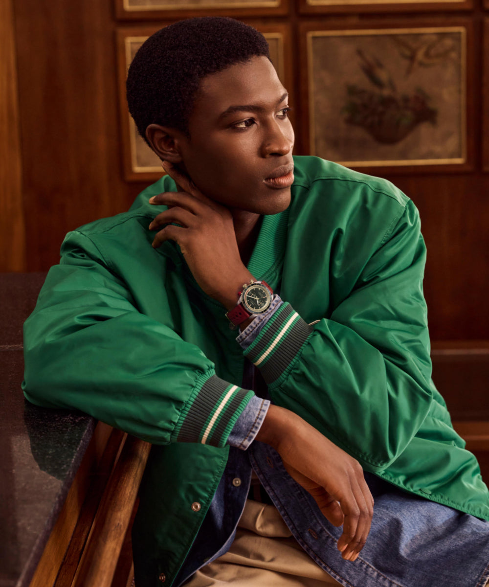 Heritage Waterbury Heritage Chronograph 39mm Leather Strap Watch
