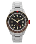 Heritage Waterbury Heritage Automatic GMT 41.5mm Stainless Steel Bracelet Watch