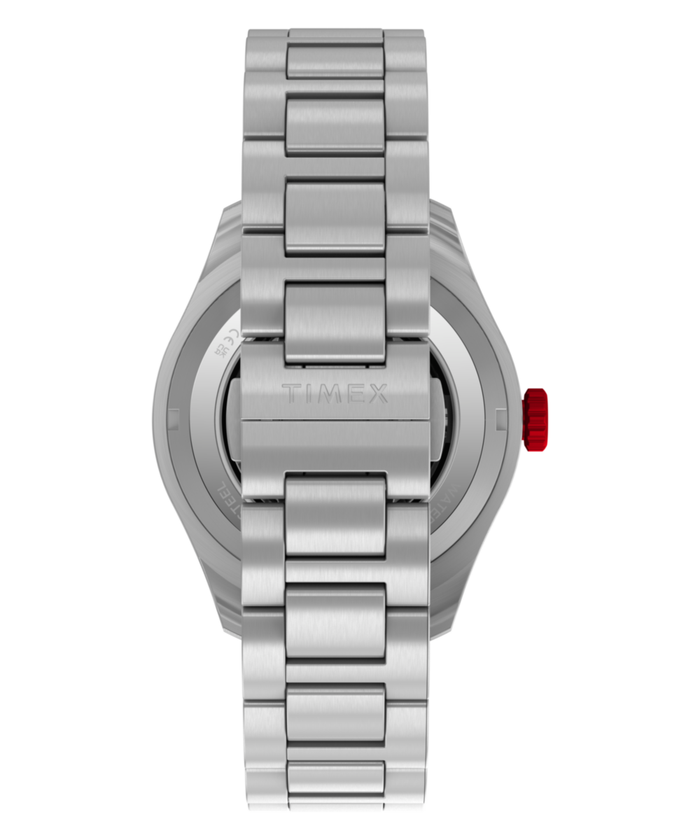 Heritage Waterbury Heritage Automatic GMT 41.5mm Stainless Steel Bracelet Watch