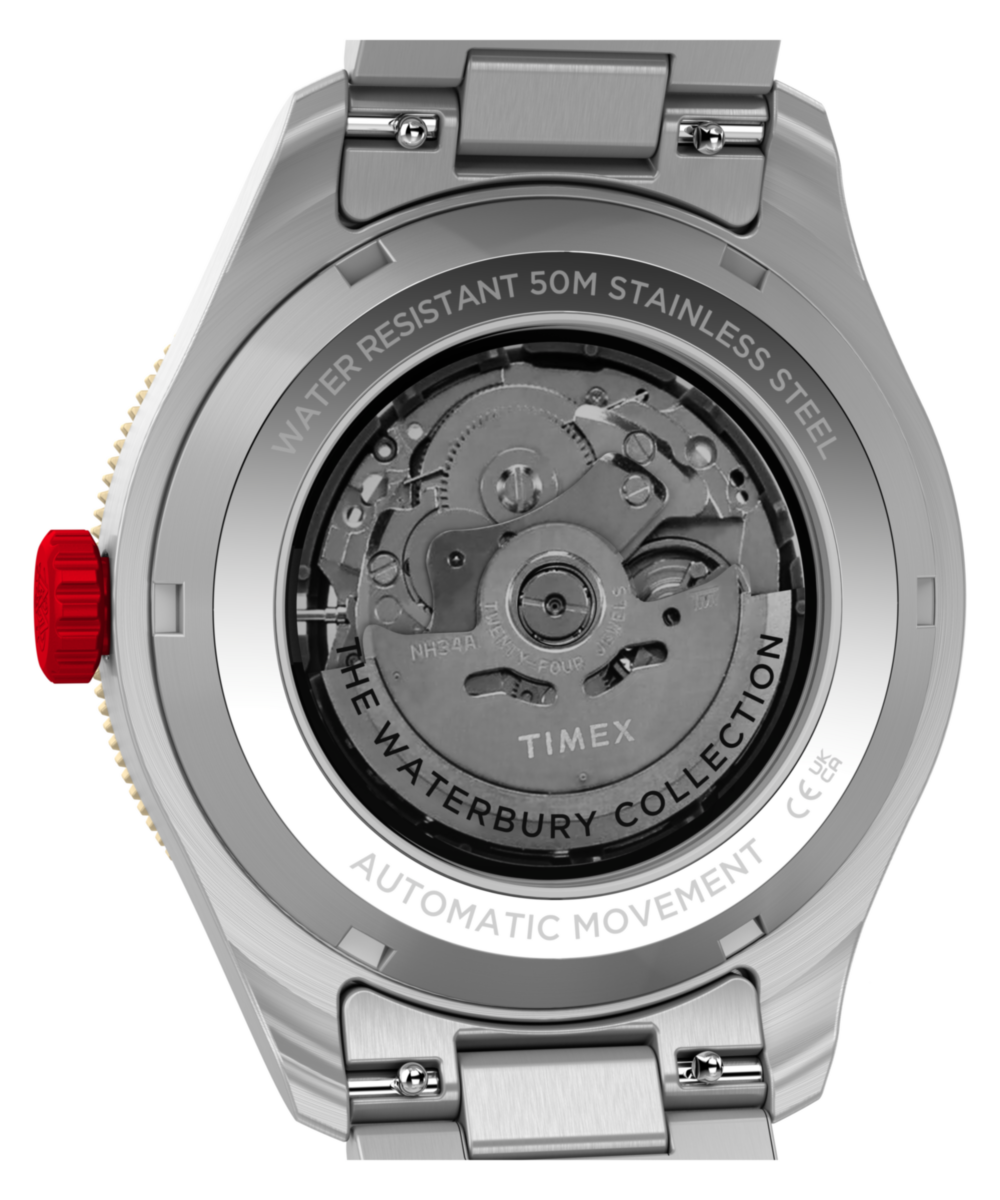 Heritage Waterbury Heritage Automatic GMT 41.5mm Stainless Steel Bracelet Watch