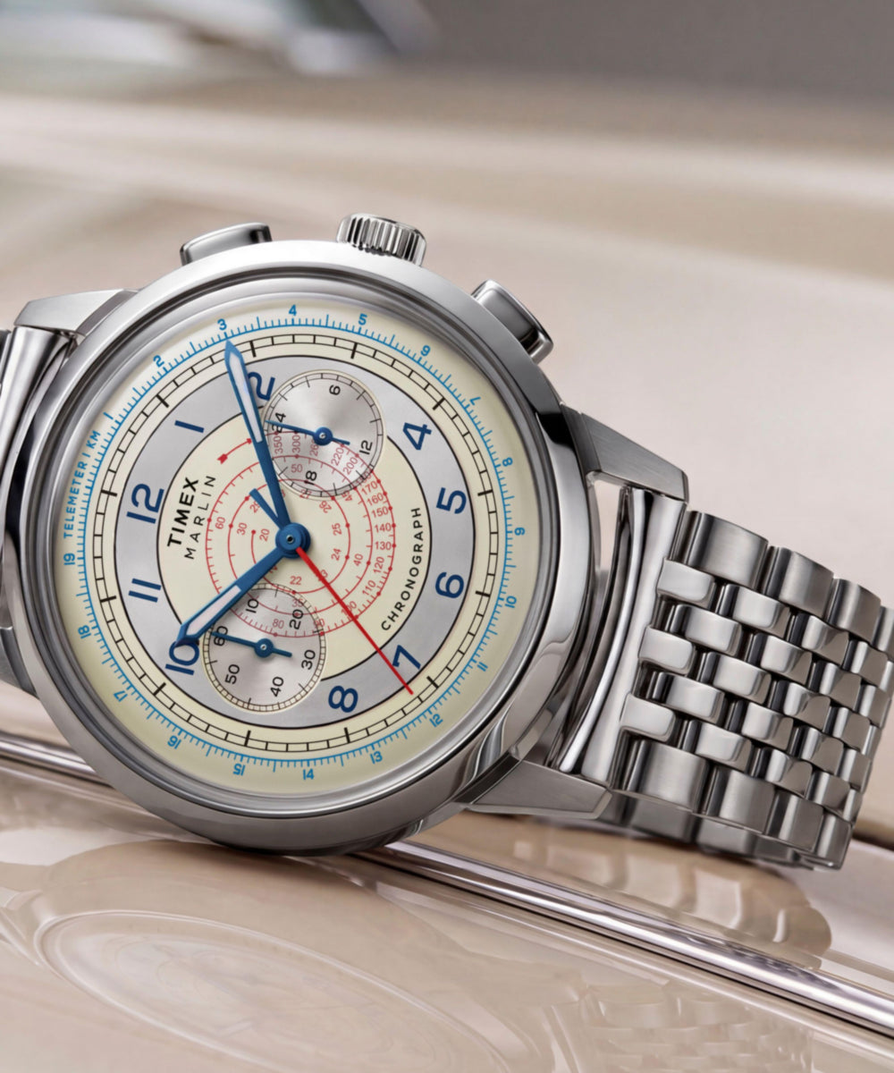 Heritage Marlin Neo Classic Chronograph 40mm Stainless Steel Bracelet Watch