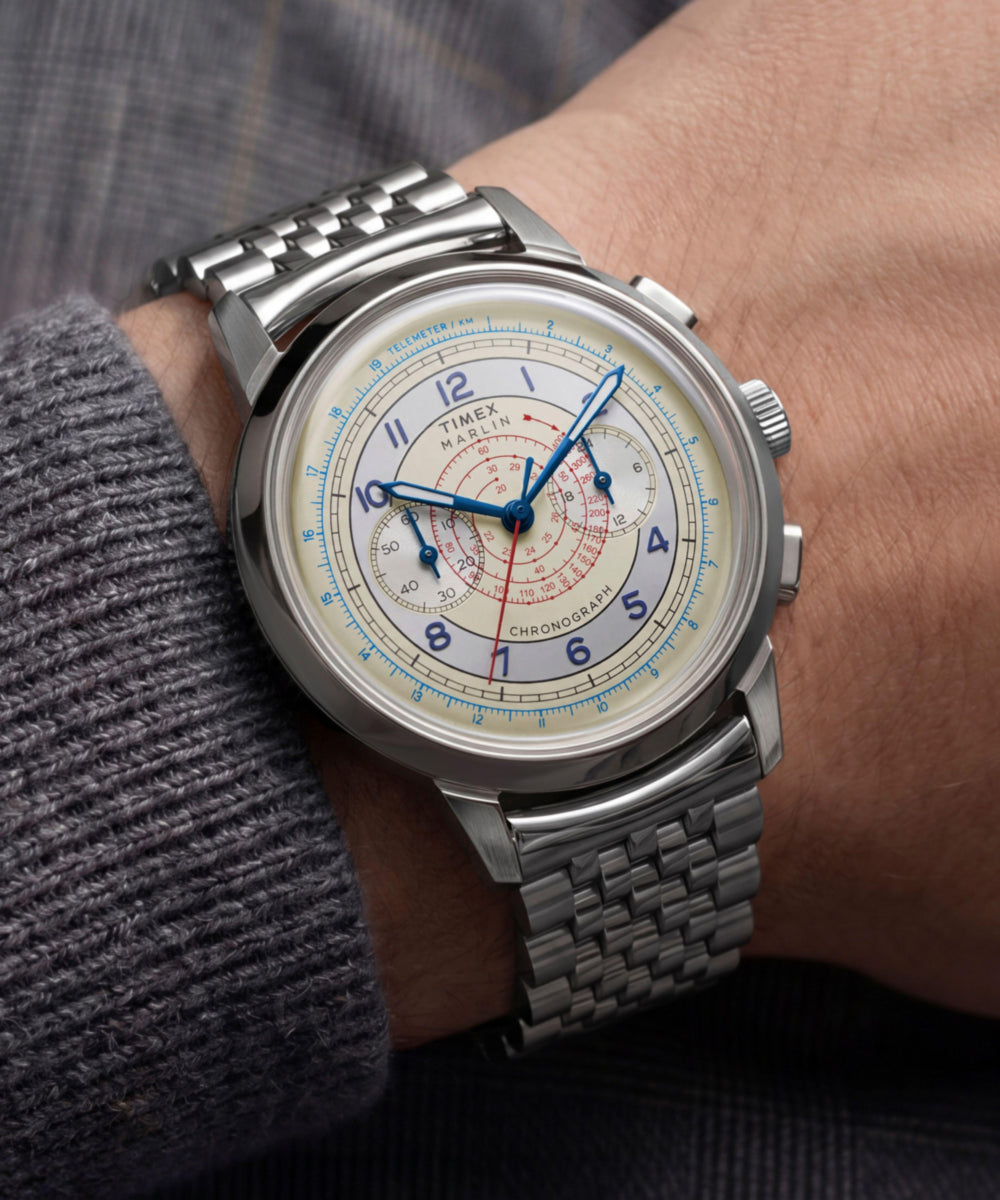 Heritage Marlin Neo Classic Chronograph 40mm Stainless Steel Bracelet Watch