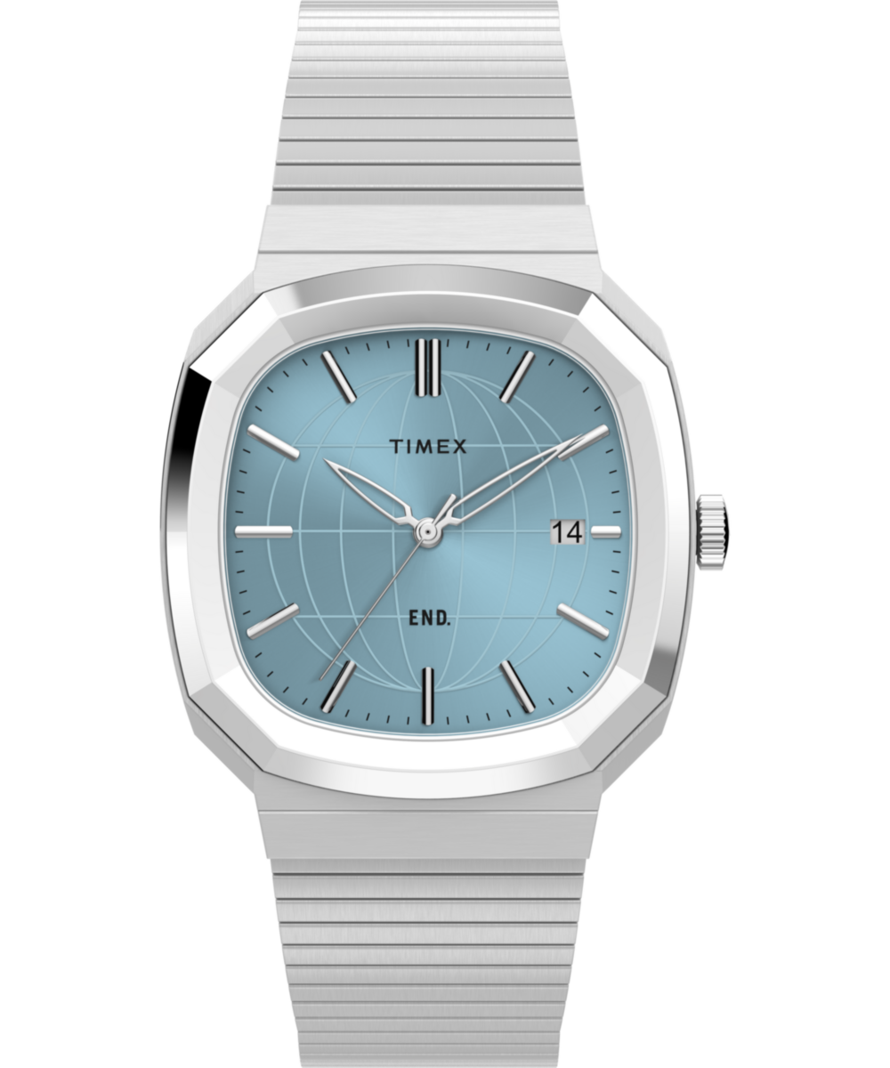 Heritage END. x Timex 1981 Reissue Inspired 35mm Stainless Steel Bracelet Watch