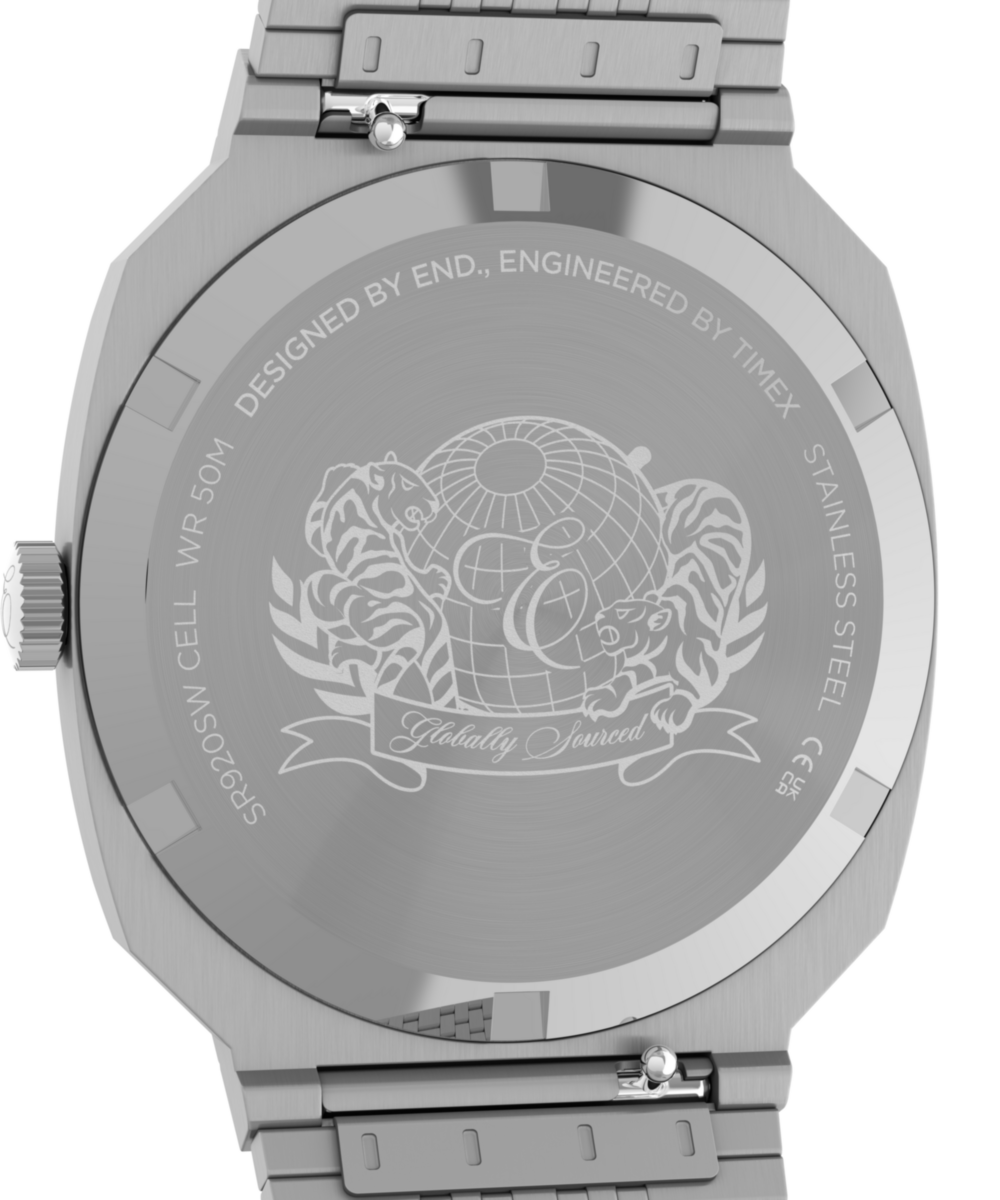 Heritage END. x Timex 1981 Reissue Inspired 35mm Stainless Steel Bracelet Watch